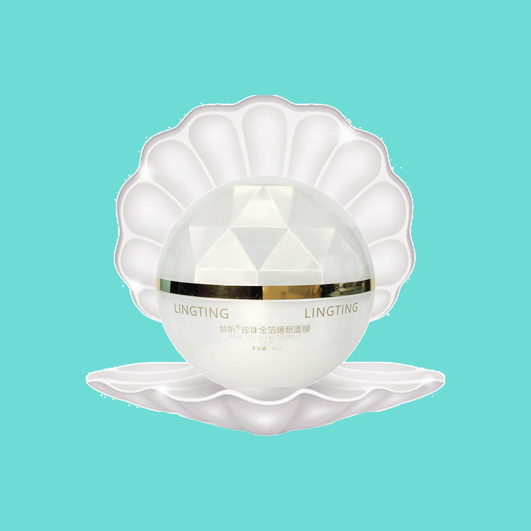 pearl gold leaf sleep mask 珍珠金箔睡眠面膜 ￥119前往购买